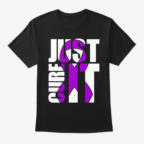 Just Cure It Non Hodgkin's Lymphoma Hope Black T-Shirt Front