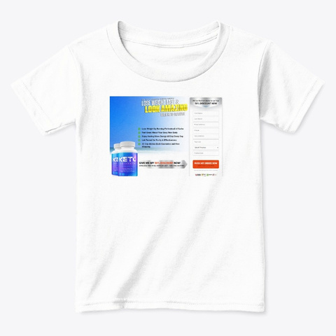 Keto Activate White  T-Shirt Front