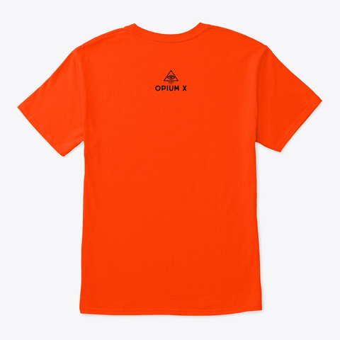Let That Shit Go! Yoga Clothes Orange T-Shirt Back