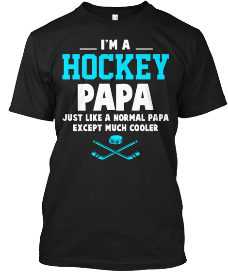 Hockey Papa Playing Sport Normal Papa Shirt