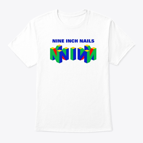 Nine Inch Shirt Y0011 White T-Shirt Front