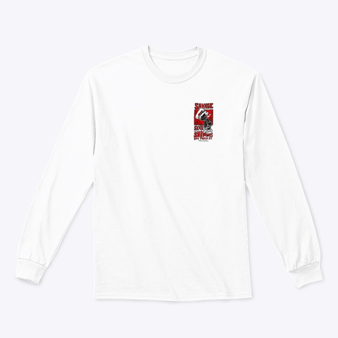 Savage Brothers White T-Shirt Front