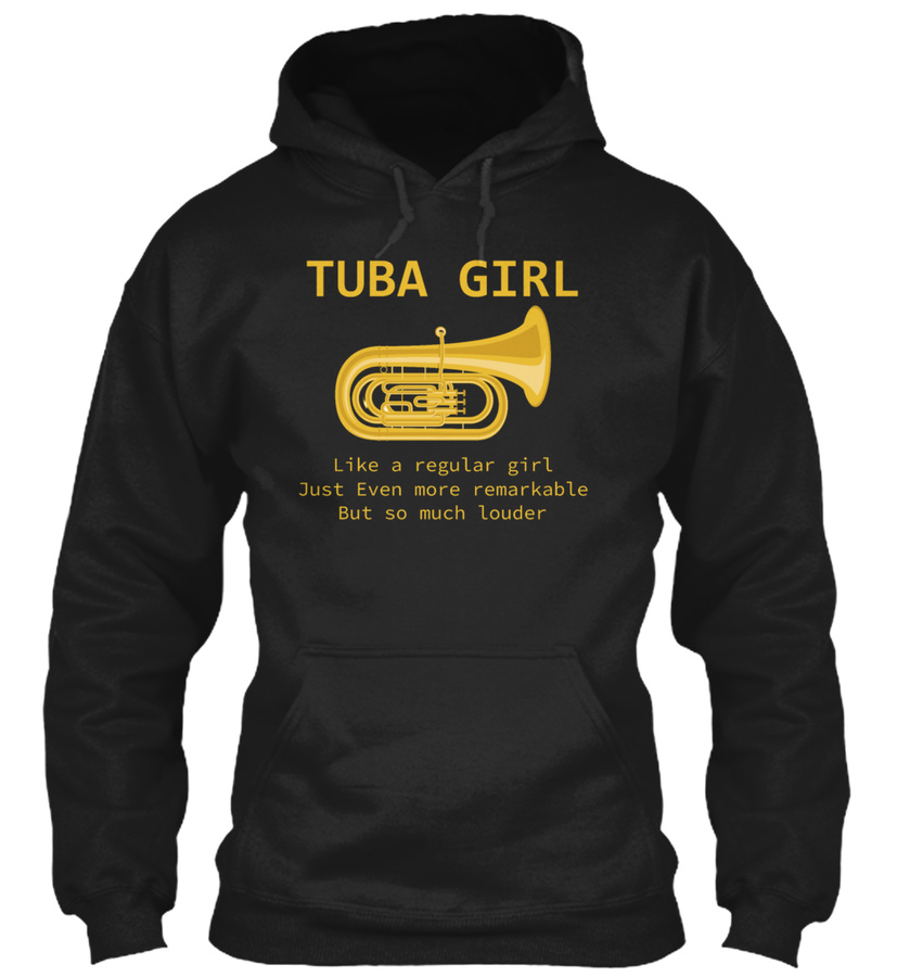 TUBA GIRL FUNNY TUBA PLAYER MARCHING BAN Unisex Tshirt