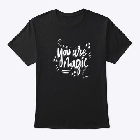 T Shirt: Magic Black T-Shirt Front
