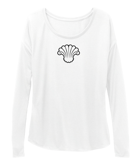 Womens Top Shell White T-Shirt Front