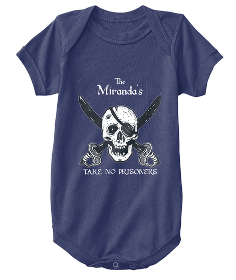 Miranda Take No Prisoners! Navy  T-Shirt Front