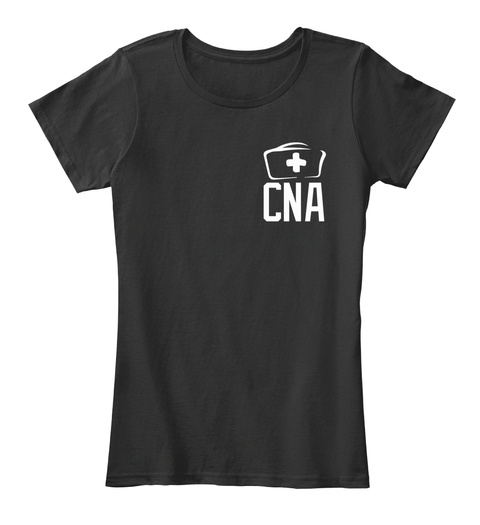  + Cna Black T-Shirt Front