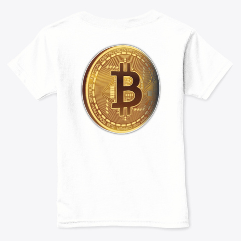 Bit Coin Specialist White  T-Shirt Back