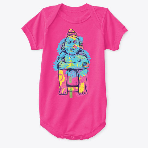Buddha Baby Hot Pink T-Shirt Front