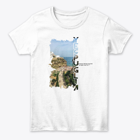 Exclusive Collection Yes Puglia | Tshirt White Maglietta Front