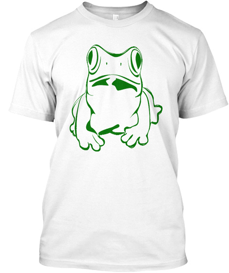 Love Frog White T-Shirt Front