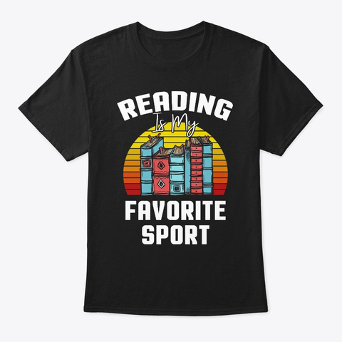 Book Reader T Shirt   Reading Is My Favor Black T-Shirt Front