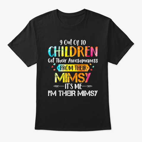 Their Awesomeness From Their Mimsy Tee Black T-Shirt Front
