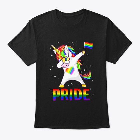Mens Lgbt Pride Gay Lesbian Funny Black T-Shirt Front