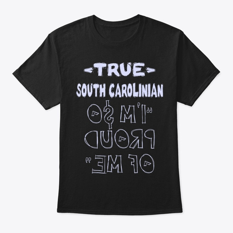 True South Carolinian Shirt Black T-Shirt Front
