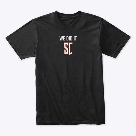 We Did It   Snyder Cut T Black T-Shirt Front