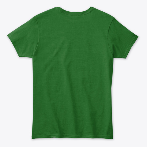  For Braid Style Black Woman Irish Green T-Shirt Back
