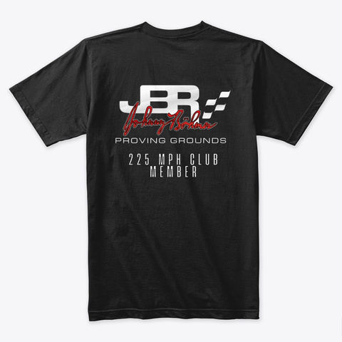 Jbpg 225 Mph Club Shirt Black T-Shirt Back
