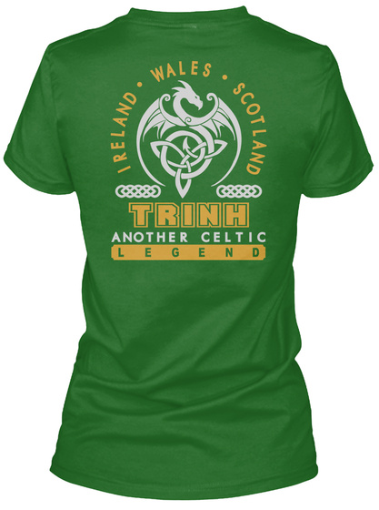 Trinh Another Celtic Thing Shirts Irish Green T-Shirt Back