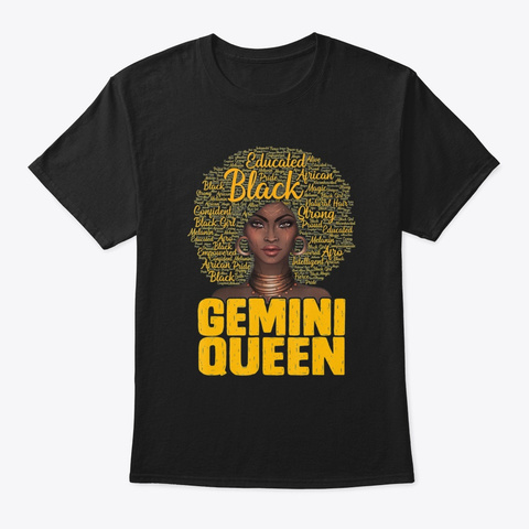 Gemini Queen Black Woman Afro Natural H