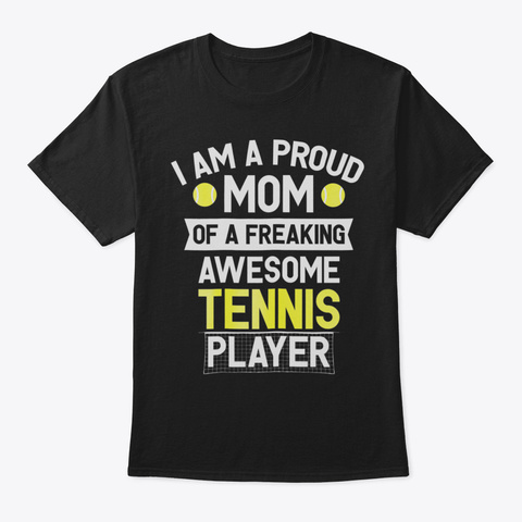 Womens I Am A Proud Mom Of A Freaking Aw Black T-Shirt Front