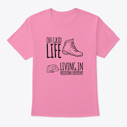 Living In Freedom Everiday Pink T-Shirt Front