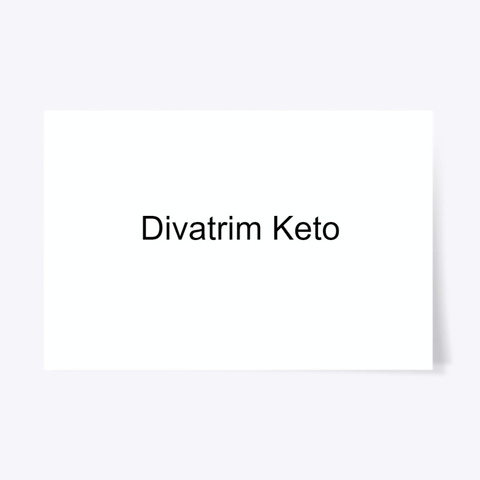 Where To Buy Divatrim Keto Standard T-Shirt Front