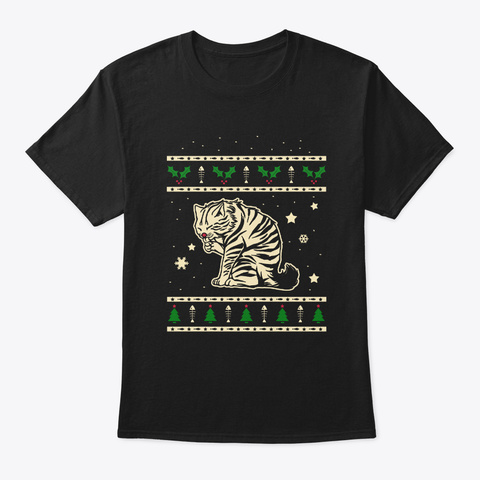 Christmas American Bobtail Gift Black T-Shirt Front