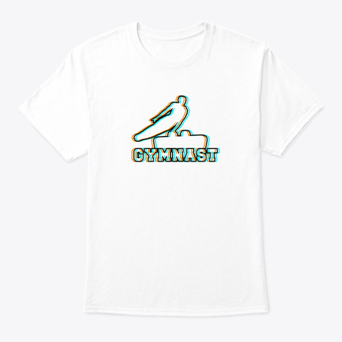 Gymnast White T-Shirt Front