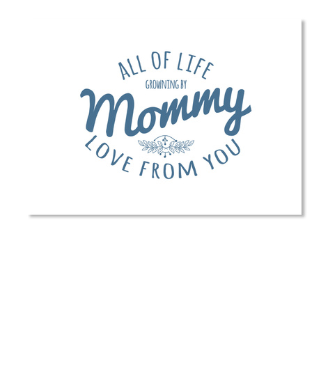 Sticker Mother Day 2016  White T-Shirt Front