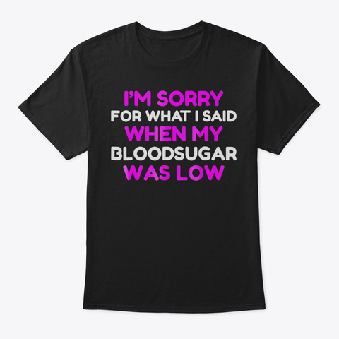 Diabetes Shirts Funny For Diabetes Mom F Black Maglietta Front