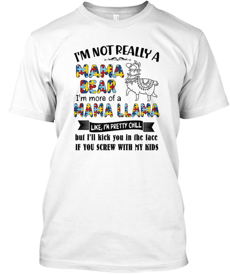 I'm A Mama Llama Autism Cute Shirt