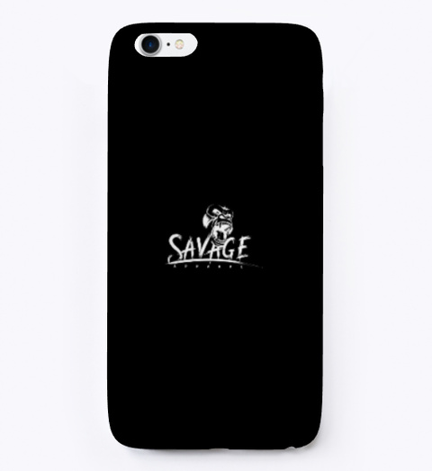 Savage Phone  Black T-Shirt Front