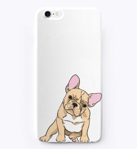 Frenchie Iphone Case Light Tan Standard T-Shirt Front
