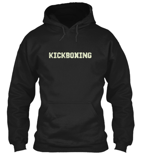 Kickboxing Black T-Shirt Front