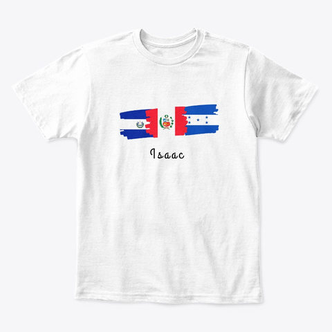 Isaac's Heritage White T-Shirt Front