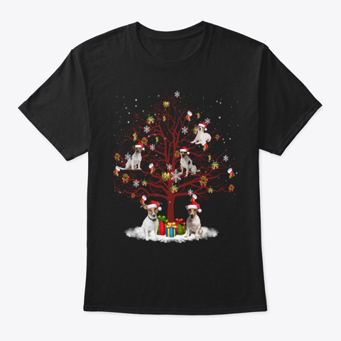 Jack Russell Terrier Dog Christmas Tree Unisex Tshirt