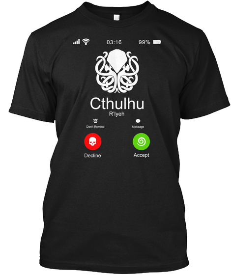The Call Of Cthulhu Gifts T Shirt