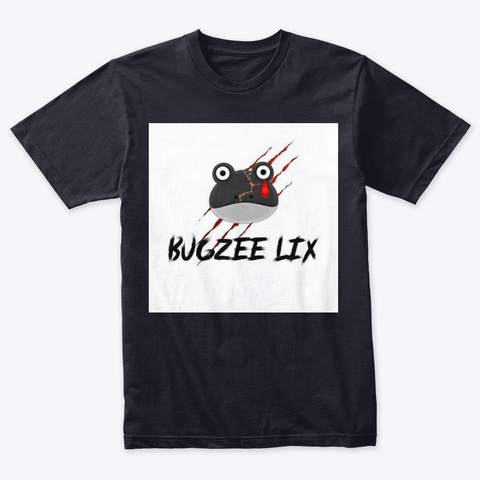 Bugzee Lix Vintage Navy T-Shirt Front