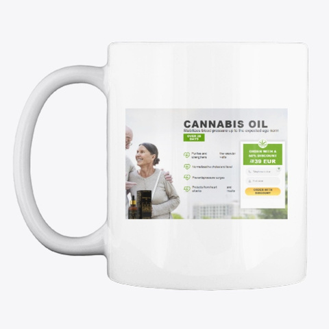 Cannabisvital Oil Italy White T-Shirt Front
