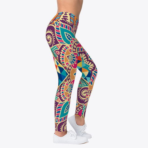 Specially Colorful Legging Mother's Day Black Kaos Right