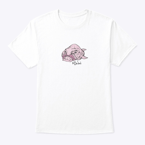 Blobfish Clothing White T-Shirt Front