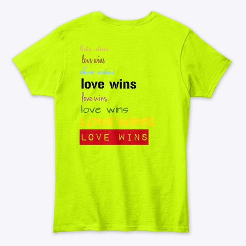 Tag, You're Lit Safety Green T-Shirt Back