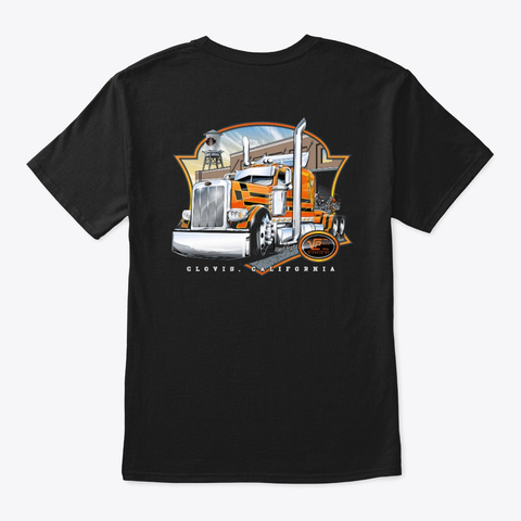 2018 Show Truck Black T-Shirt Back