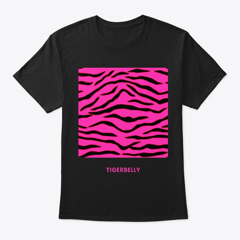 Tiger Belly Tigerbelly Animal Stripes Black T-Shirt Front
