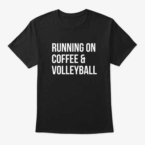 Volleyball Irtul Black T-Shirt Front