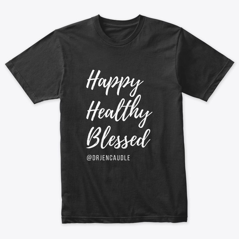 Happy, Healthy, Blessed	Slim fit, unisex. 50% Polyester, 25% Combed Ringspun Cotton, 25% Rayon