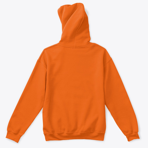 Fierce Kid's Tiger Hoodie Orange T-Shirt Back