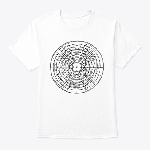 Benjamin Franklin   Magic Circle  White T-Shirt Front