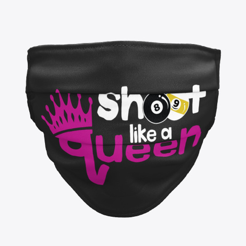 Shoot Like A Queen   Purple Black T-Shirt Front